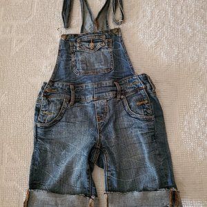 Denim Overall Shorts, Juniors Size 3